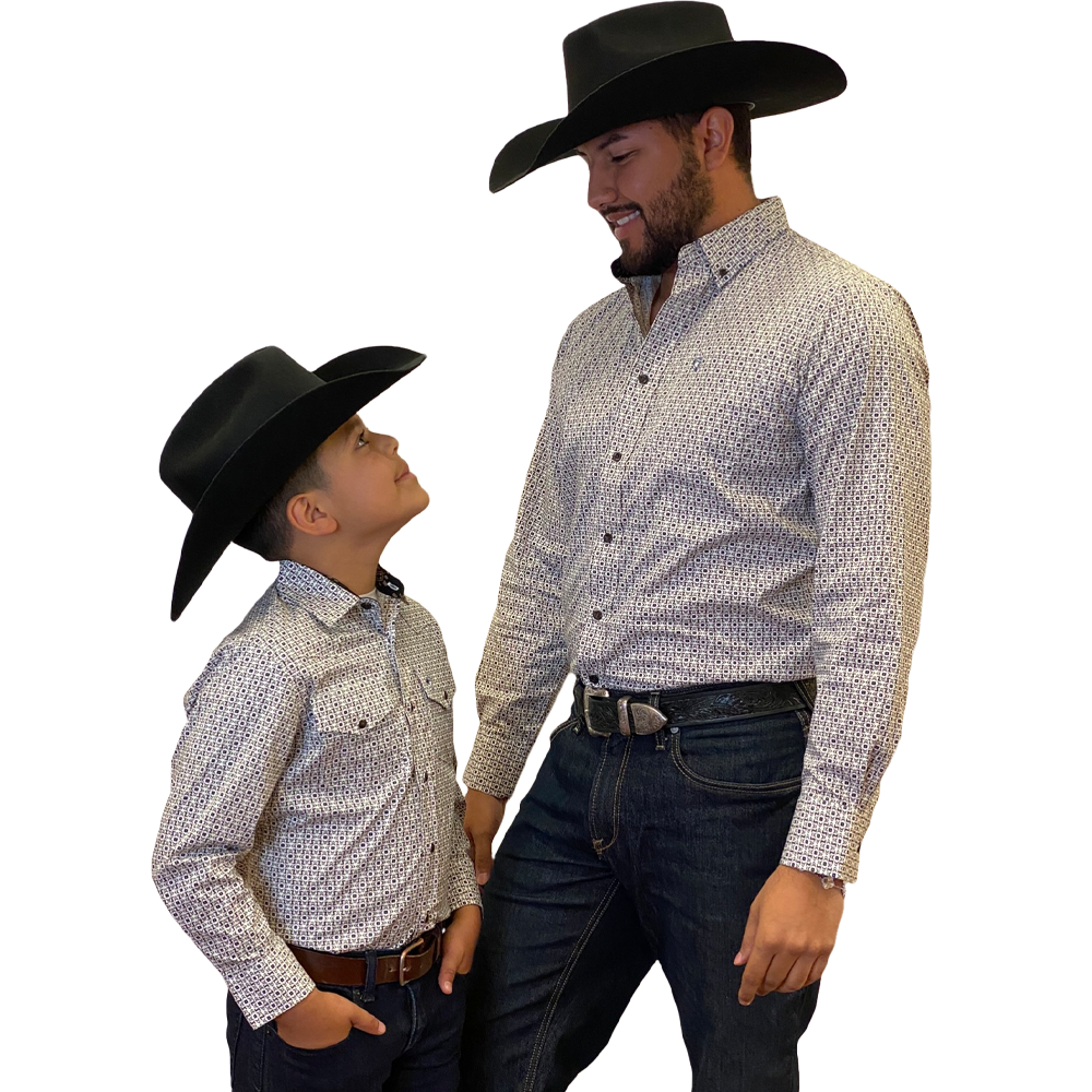 Starr Western Wear Boys Long Sleeve Shirt - SWBPTSLS-384