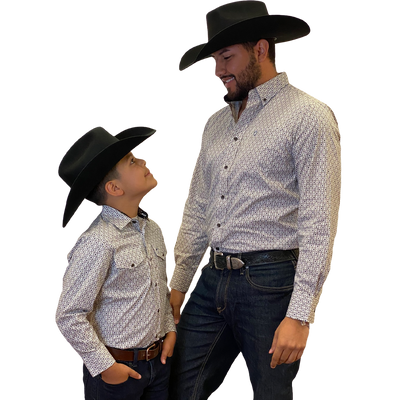 Starr Western Wear Boys Long Sleeve Shirt - SWBPTSLS-384