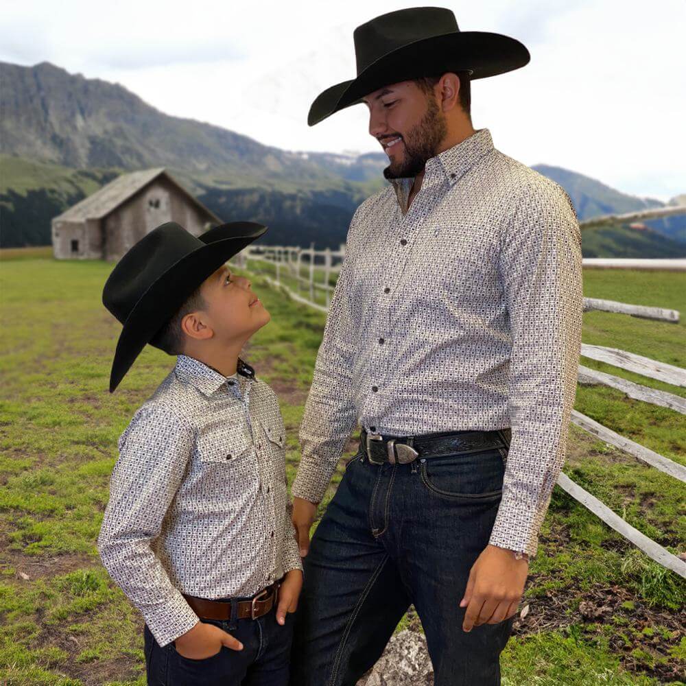 Starr Western Wear Boys Long Sleeve Shirt - SWBPTSLS-384