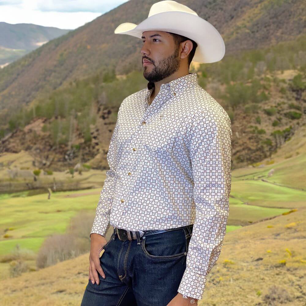 Starr Western Wear Mens Long Sleeve Shirt