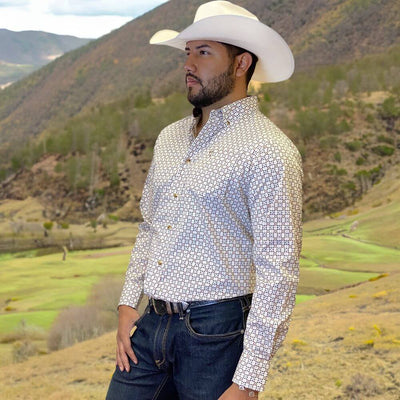 Starr Western Wear Mens Long Sleeve Shirt