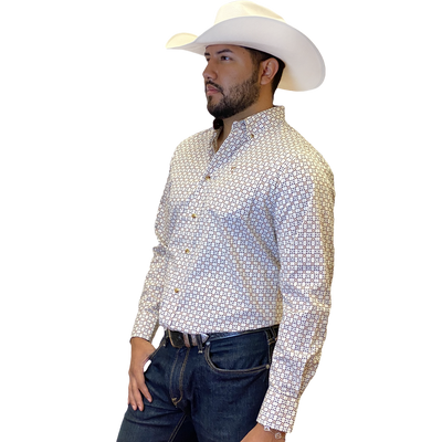 Starr Western Wear Mens Long Sleeve Shirt - SWPTBLS-372