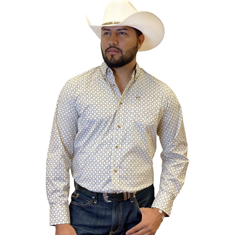 Starr Western Wear Mens Long Sleeve Shirt - SWPTBLS-372