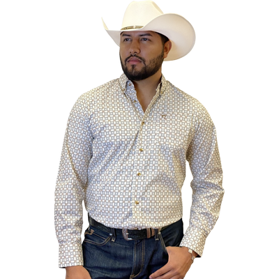 Starr Western Wear Mens Long Sleeve Shirt - SWPTBLS-372