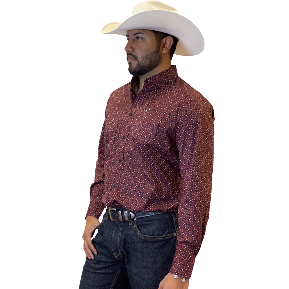 Starr Western Wear Mens Long Sleeve Shirt - SWPTBLS-373