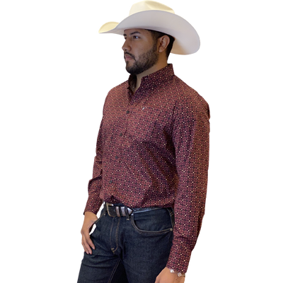 Starr Western Wear Mens Long Sleeve Shirt - SWPTBLS-373