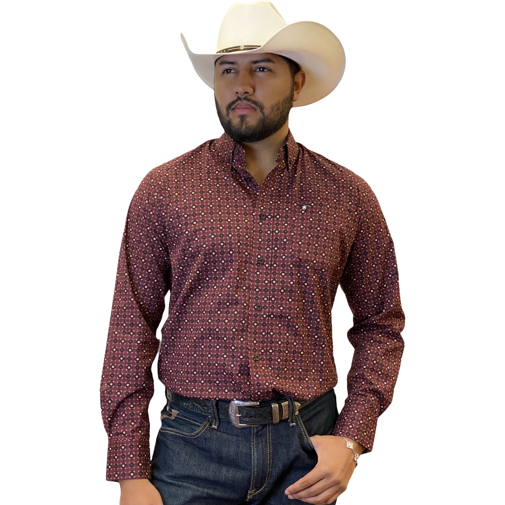 Starr Western Wear Mens Long Sleeve Shirt - SWPTBLS-373