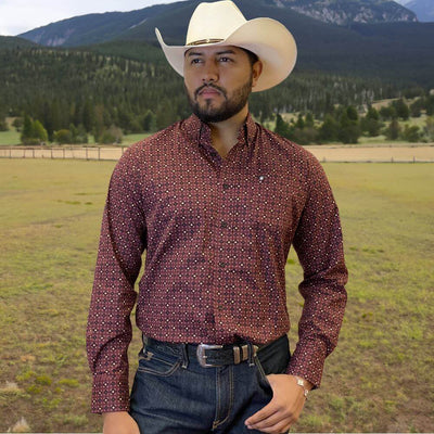 Starr Western Wear Mens Long Sleeve Shirt