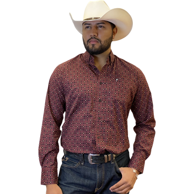 Starr Western Wear Mens Long Sleeve Shirt - SWPTBLS-373
