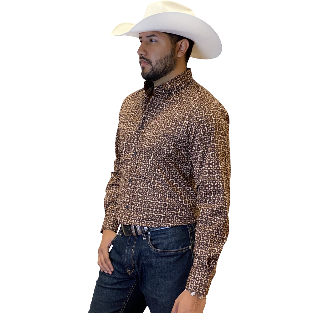 Starr Western Wear Mens Long Sleeve Shirt - SWPTBLS-374