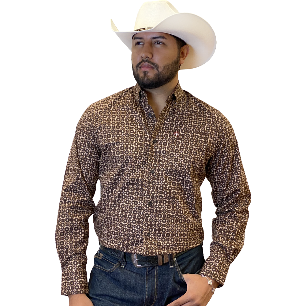 Starr Western Wear Mens Long Sleeve Shirt - SWPTBLS-374