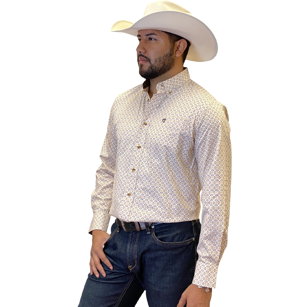 Starr Western Wear Mens Long Sleeve Shirt - SWPTBLS-375