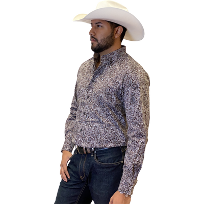 Starr Western Wear Mens Long Sleeve Shirt - SWPTBLS-376