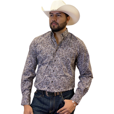 Starr Western Wear Mens Long Sleeve Shirt - SWPTBLS-376