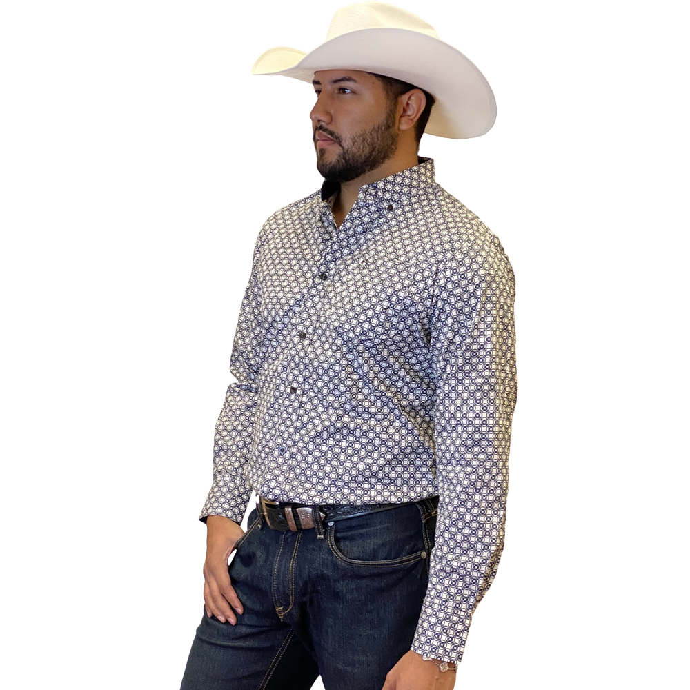 Starr Western Wear Mens Long Sleeve Shirt - SWPTBLS-378