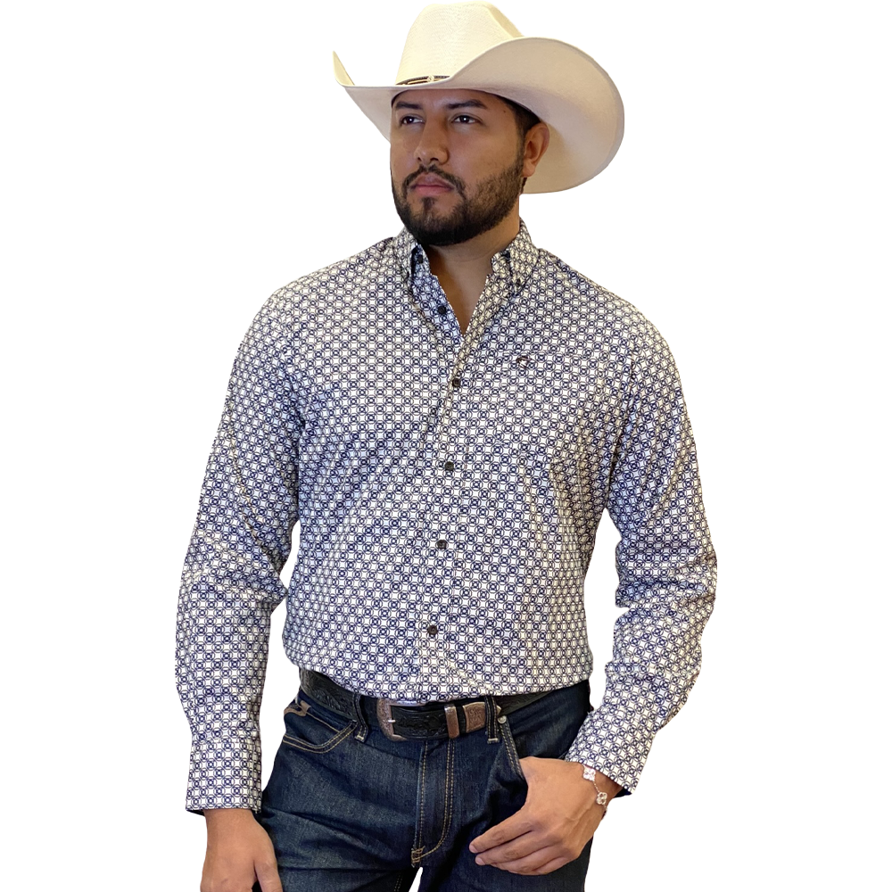 Starr Western Wear Mens Long Sleeve Shirt - SWPTBLS-378