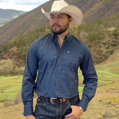 Starr Western Wear Mens Long Sleeve Shirt - SWPTBLS-379