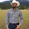 Starr Western Wear Mens Long Sleeve Shirt - SWPTBLS-380