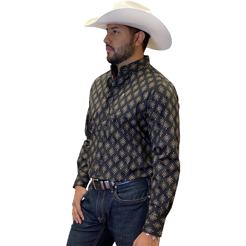 Starr Western Wear Mens Long Sleeve Shirt - SWPTBLS-381