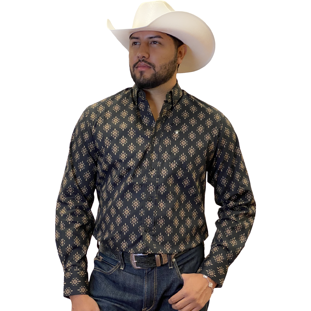Starr Western Wear Mens Long Sleeve Shirt - SWPTBLS-381