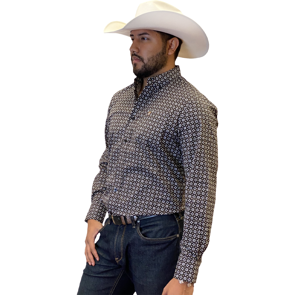 Starr Western Wear Mens Long Sleeve Shirt - SWPTBLS-382