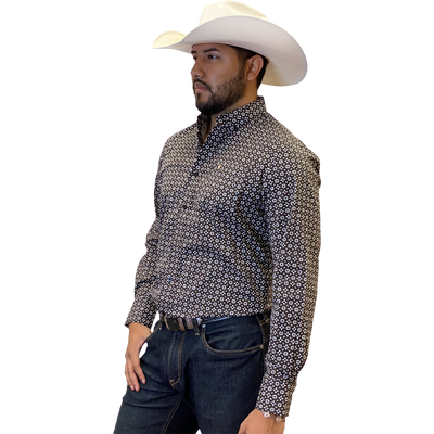 Starr Western Wear Mens Long Sleeve Shirt - SWPTBLS-382