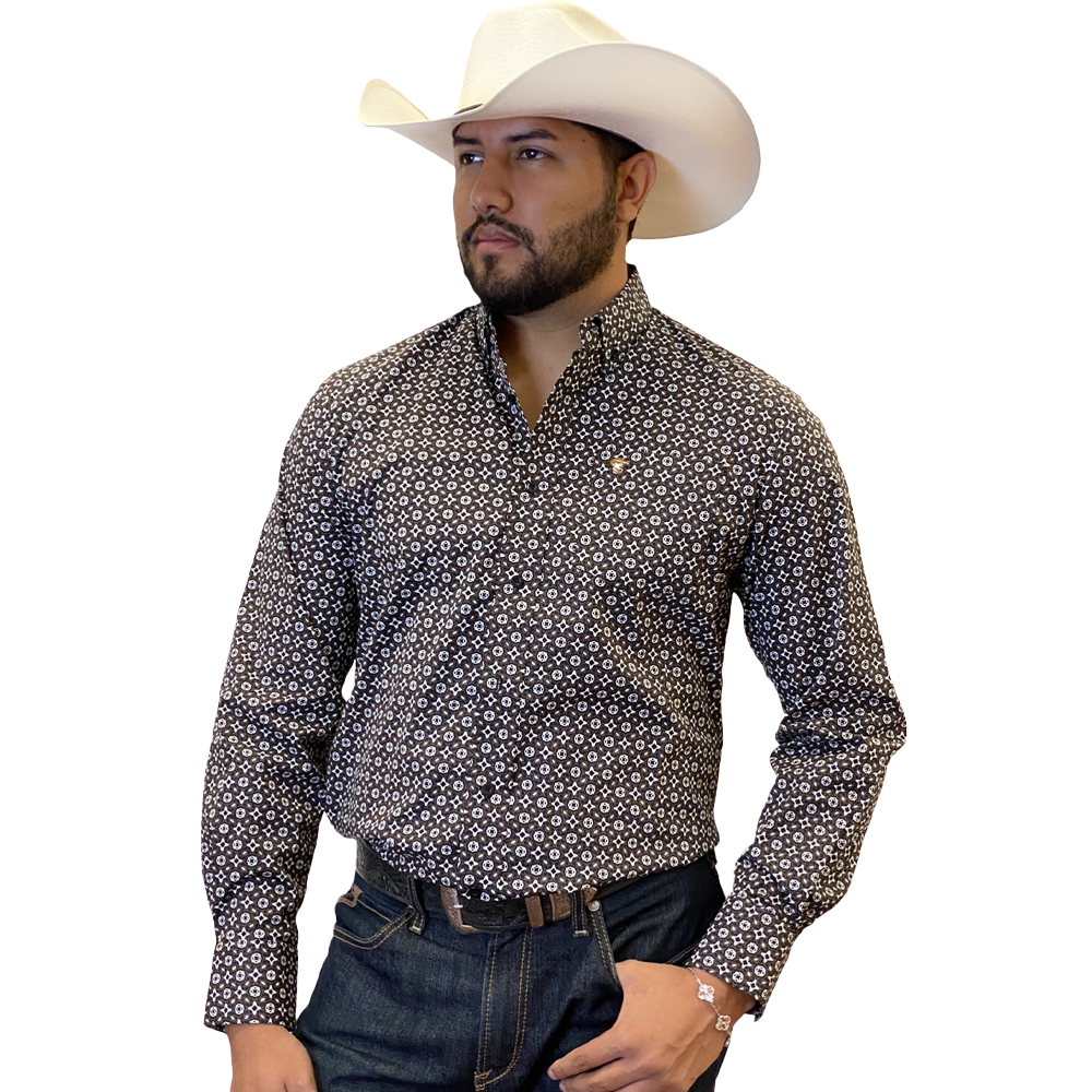 Starr Western Wear Mens Long Sleeve Shirt - SWPTBLS-382
