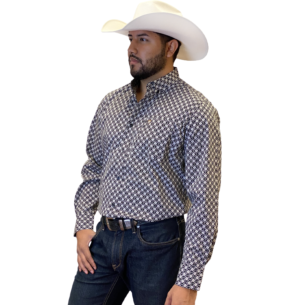 Starr Western Wear Mens Long Sleeve Shirt - SWPTBLS-383