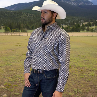 Starr Western Wear Mens Long Sleeve Shirt