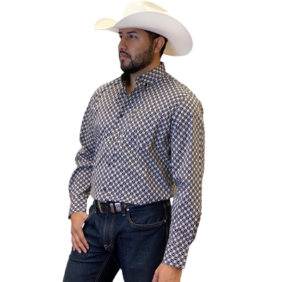 Starr Western Wear Mens Long Sleeve Shirt - SWPTBLS-383