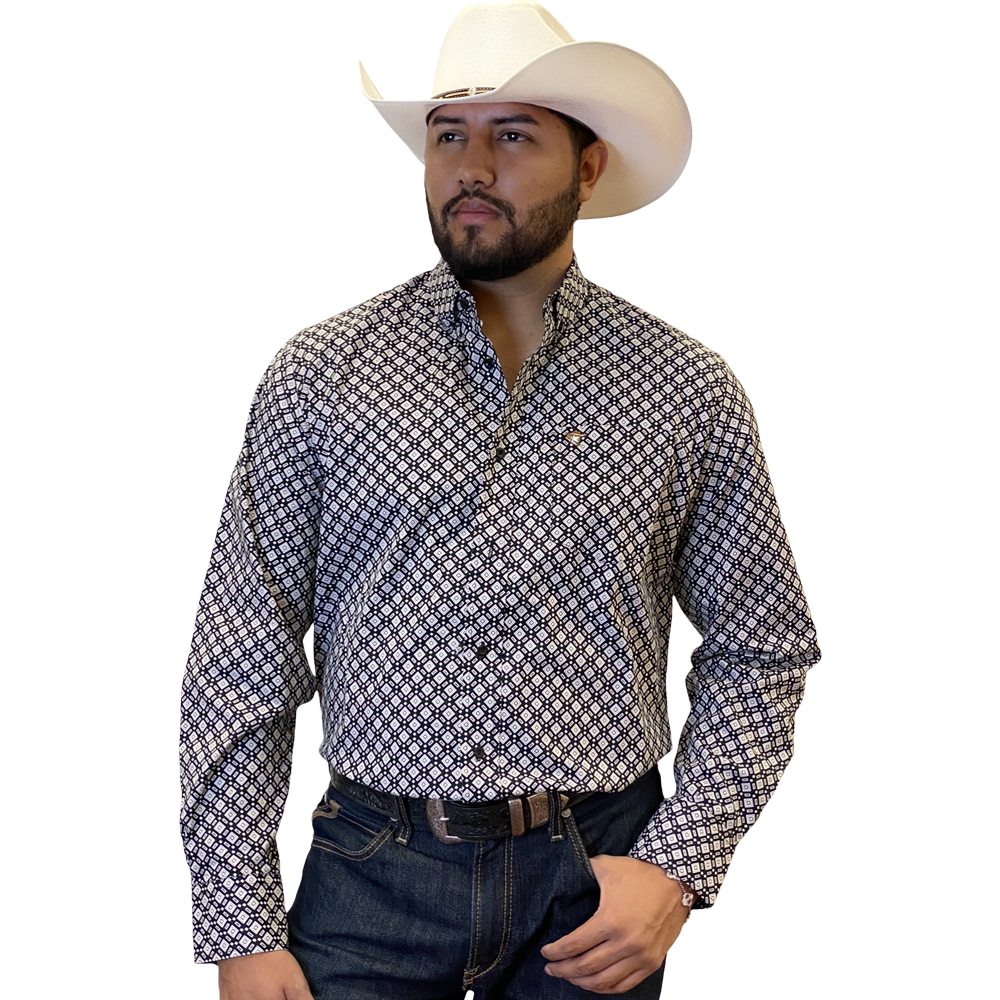Starr Western Wear Mens Long Sleeve Shirt - SWPTBLS-383