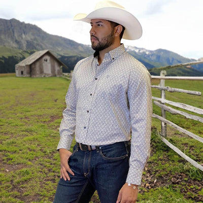 Starr Western Wear Mens Long Sleeve Shirt