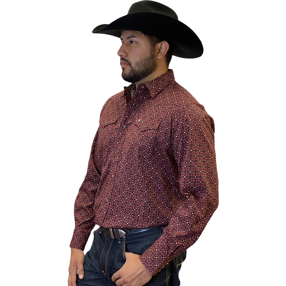 Starr Western Wear Mens Long Sleeve Shirt - SWPTSLS-373