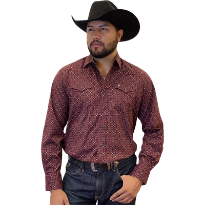 Starr Western Wear Mens Long Sleeve Shirt - SWPTSLS-373