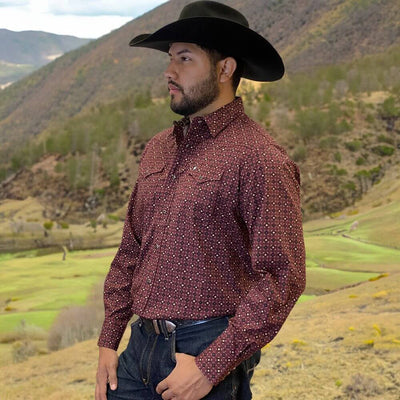 Starr Western Wear Mens Long Sleeve Shirt - SWPTSLS-373