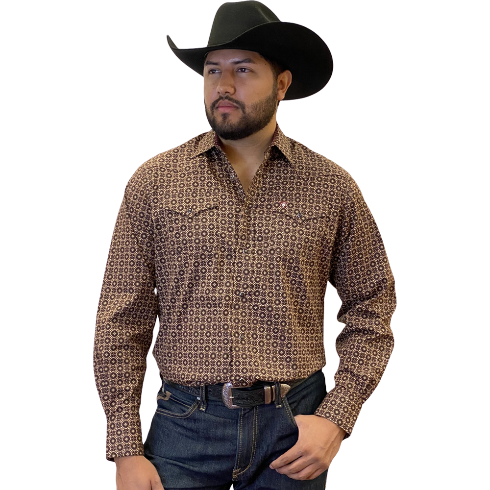 Starr Western Wear Mens Long Sleeve Shirt - SWPTSLS-374