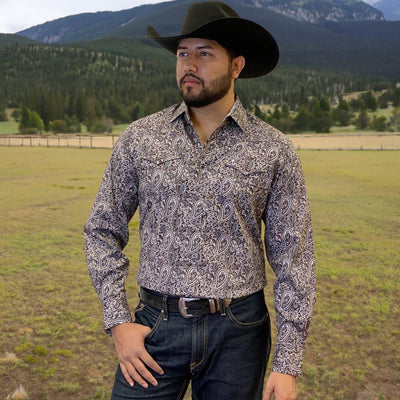Starr Western Wear Mens Long Sleeve Shirt