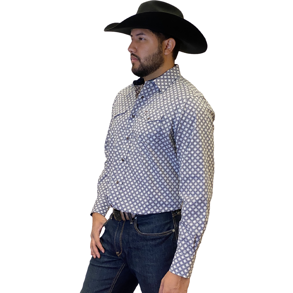 Starr Western Wear Mens Long Sleeve Shirt - SWPTSLS-378