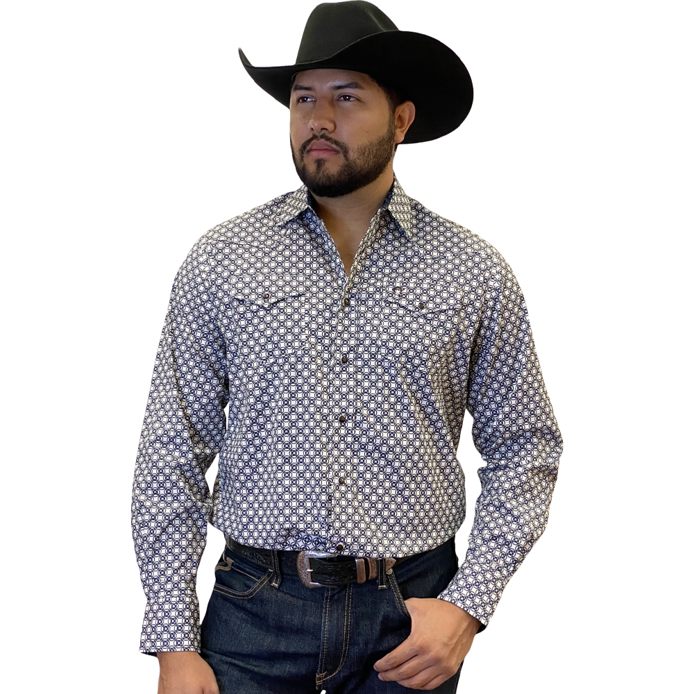 Starr Western Wear Mens Long Sleeve Shirt - SWPTSLS-378