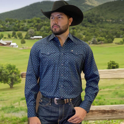 Starr Western Wear Mens Long Sleeve Shirt