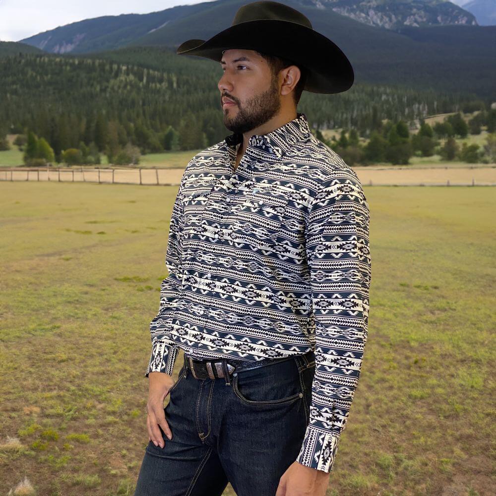 Starr Western Wear Mens Long Sleeve Shirt