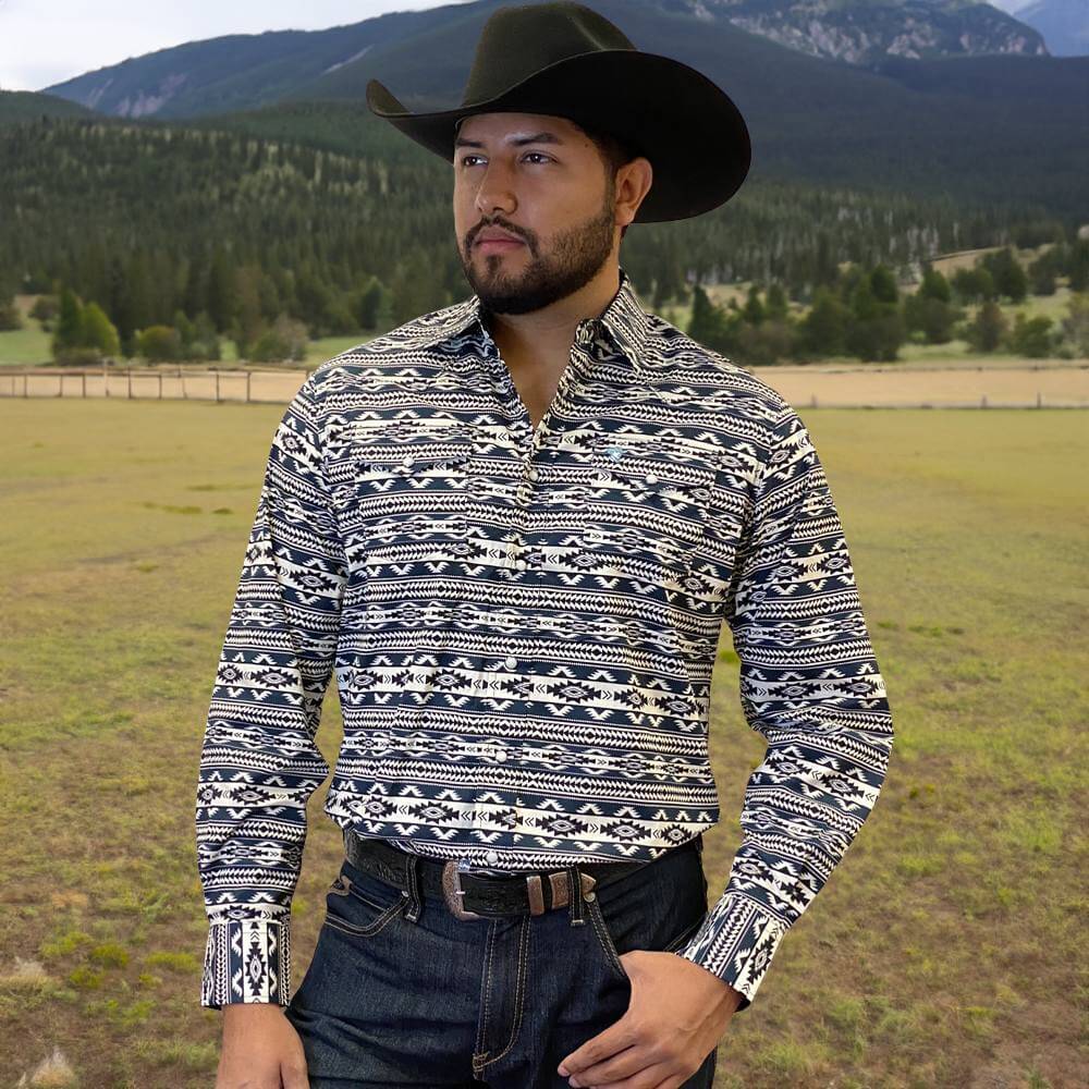 Starr Western Wear Mens Long Sleeve Shirt