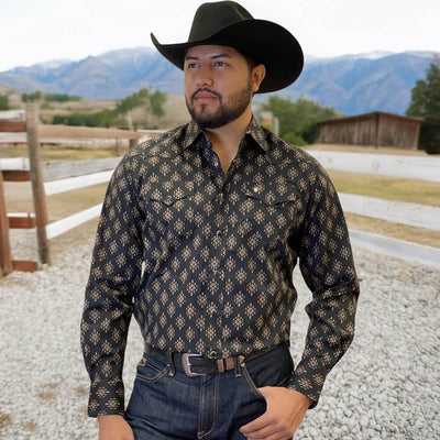Starr Western Wear Mens Long Sleeve Shirt