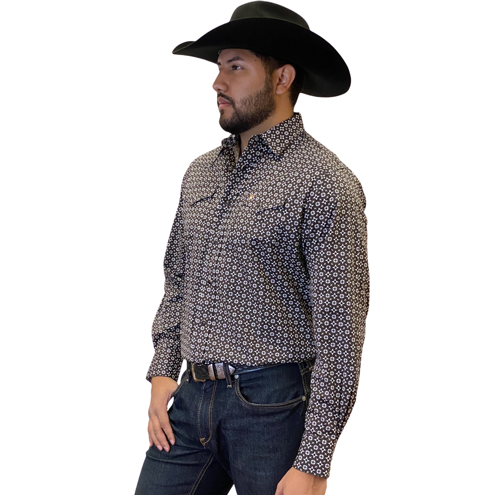 Starr Western Wear Mens Long Sleeve Shirt - SWPTSLS-382