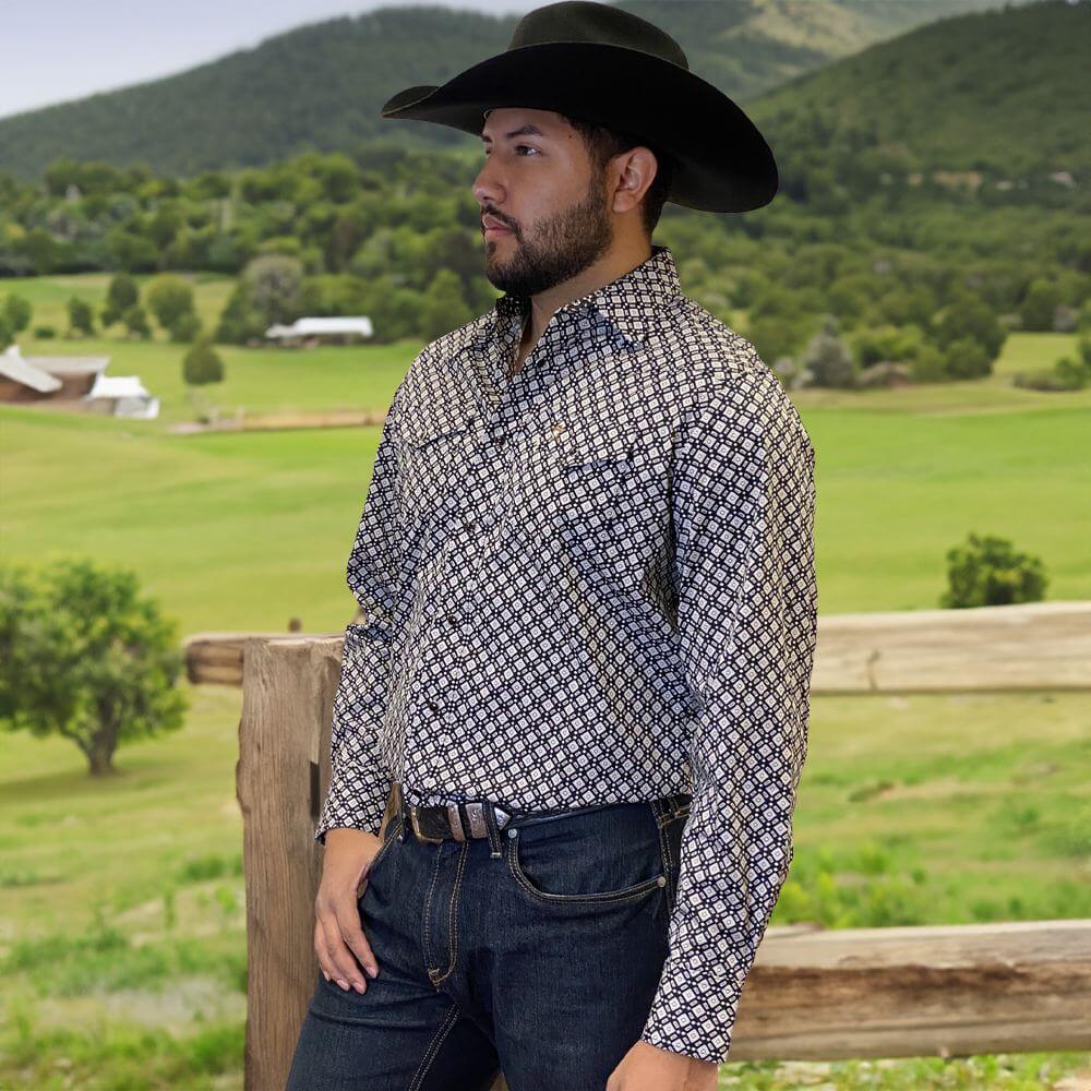 Starr Western Wear Mens Long Sleeve Shirt