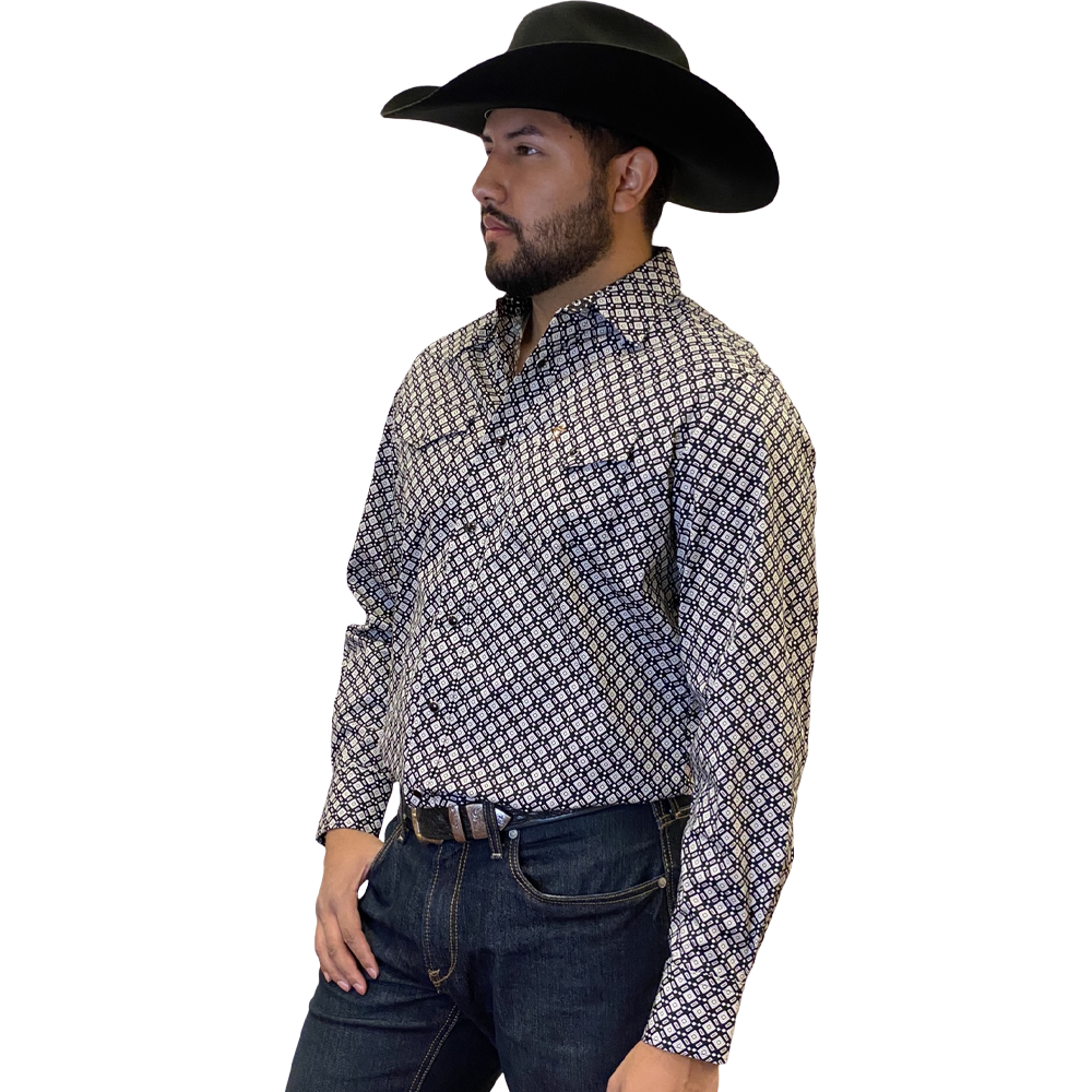 Starr Western Wear Mens Long Sleeve Shirt - SWPTSLS-383