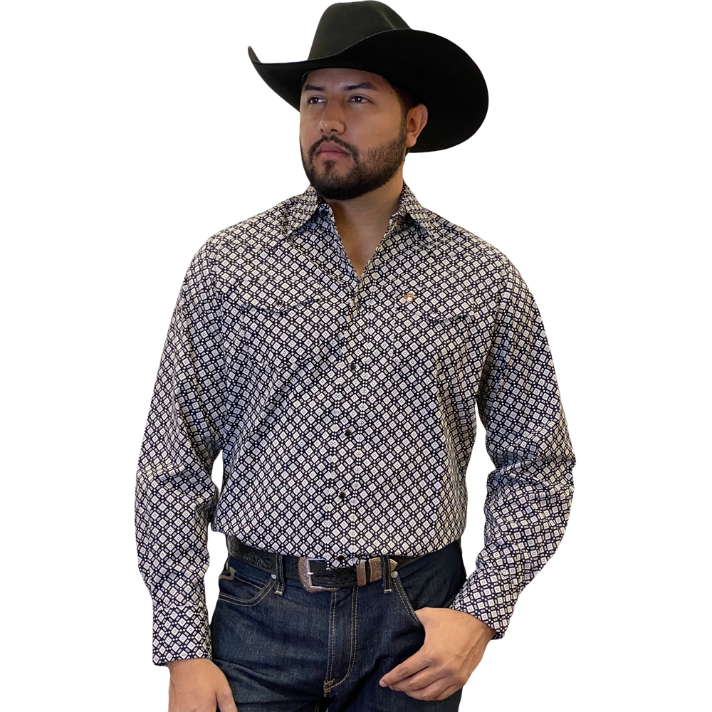 Starr Western Wear Mens Long Sleeve Shirt - SWPTSLS-383