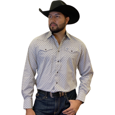 Starr Western Wear Mens Long Sleeve Shirt - SWPTSLS-384