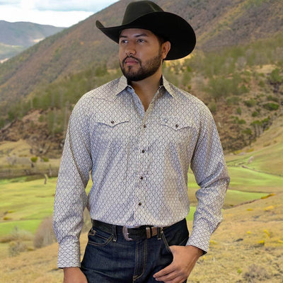 Starr Western Wear Mens Long Sleeve Shirt - SWPTSLS-384