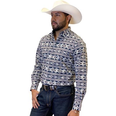 Starr Western Wear Mens Long Sleeve Shirt - SWPTBLS-380